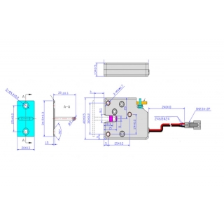 ZAMEK ELEKTROMAGNETYCZNY DT-96E MINI wersja 4050
